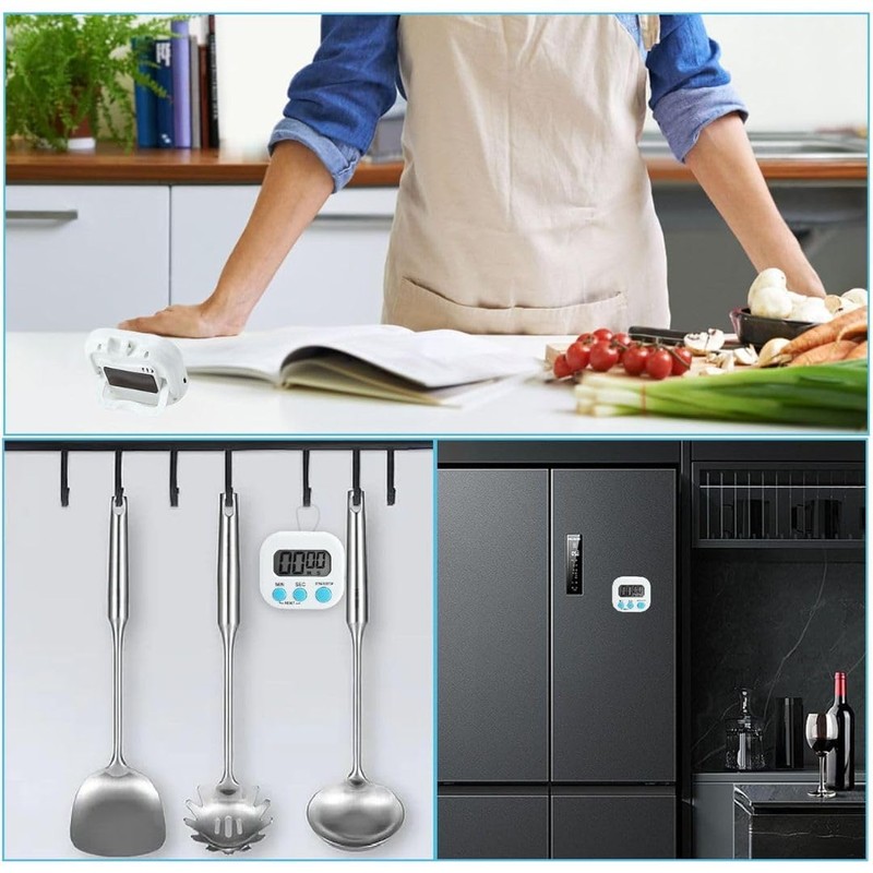 Digital timer, Kitchen timers for cooking, Magnetic Countdown Stopwatch, Count-up