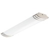 Lithonia Lighting FMLFUTL 24-Inch 840 BN 2-Foot Futra Linear Design for Kitchen| Office| Closet| 2180 Lumens, 120 Volts, 25 Watts, Wet Listed, Brushed Nickel