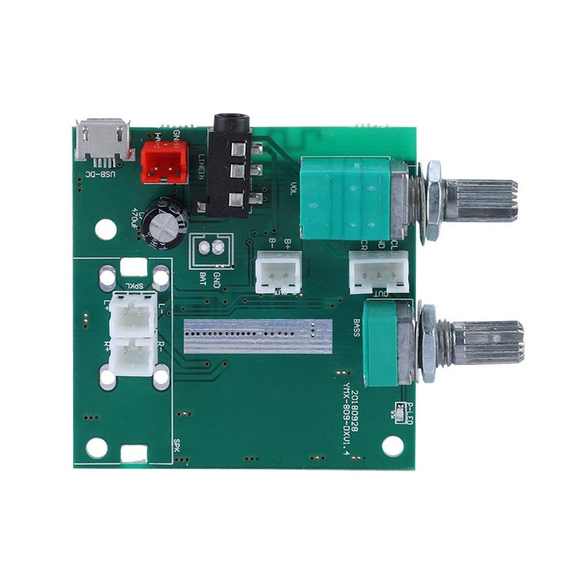 Stereo Amplifier Board, 20W Bluetooth 5.0 5V 3A 2.1 Channel