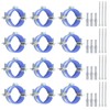PATIKIL 1.5"-1.7"/38-44mm Split Ring Pipe Hanger, 12 Pcs Heavy Duty