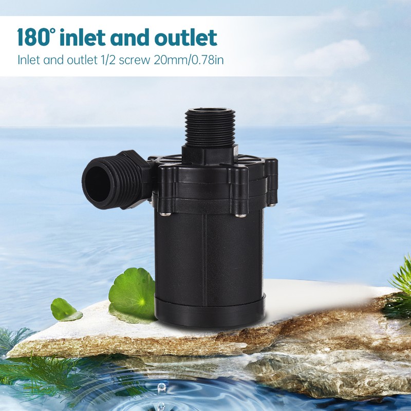 Submersible Water Pump DC 24V 90 Degrees Low Noise Mini