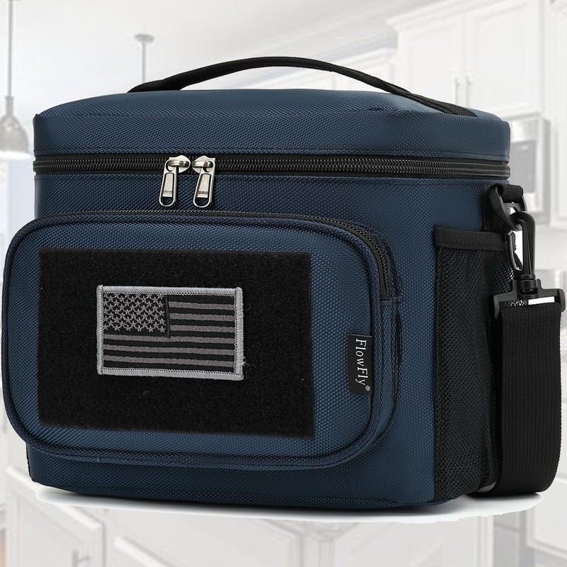 FlowFly Lunch Bag, Insulated Cooler, Thermal Lunch Box Tote with