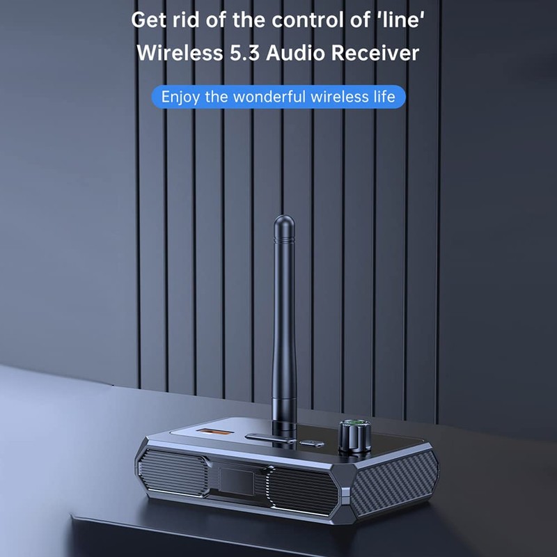 Xuegier Bluetooth 5.3 Audio Transmitter Receiver 3.5 RCA Fiber Optical