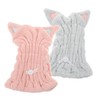 Baluue Microfiber Hair Dry Hat Cat Ears Bath Towel Wrap