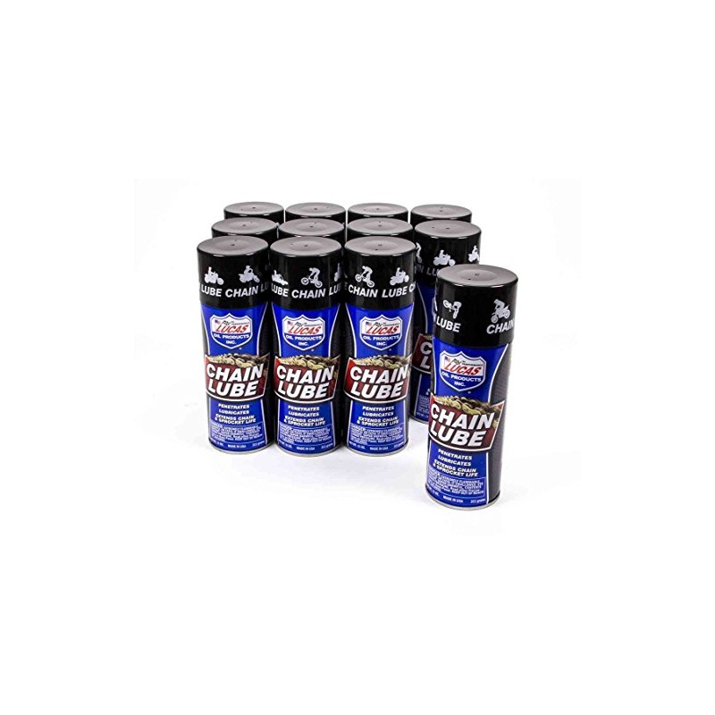 Lucas Oil Chain Lube 11.00 oz Aerosol Case of 12