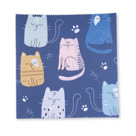 Lens-Aid Microfibre Cleaning Cloth in Stylish Design: for Camera, Lens, Display and Glasses Cleaning Cloth (Microfibre Cloth 20 x 20 cm)