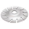 Wood Carving Disc Shaping Wheel 125mm Stainless Steel 12T Accessory