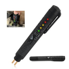 Brake Fluid Tester with 5 LED Display Lights,Brake Fluid Moisture Tester Applies to DOT-4,DOT-3,DOT-5 Brakes Fluids,Professional Car Accessories Brakes Fluids Testers Pen