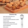 Stainless Steel Nutcracker Chestnut Clip Metal Multifunctional Nut Opener Plier