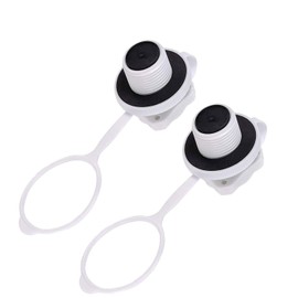 Inflatable Boat Air Valve,2PCS Inflatable Boat Spiral Air Plugs One-Way Inflation Replacement Screw for Inflatable Boat