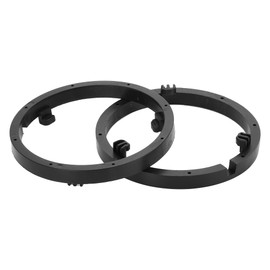 VekAuto 2 Pcs Speaker Spacer Ring Tweeter Speaker Spacer Adapter for Mitsubishi Mirage 2014-2020 Waterproof for 6.5'' ABS Black Front Rear