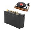 Phono Preamplifier AC Metal 100‑240V Sound Record Player Preamplifier for