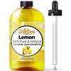 Artizen Lemon Essential Oil (100% Pure & Natural - Undiluted) Therapeutic Grade - Huge 4oz Bottle - Perfect for Aromatherapy, Relaxation, Skin Therapy & More!