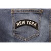 New York Patch - 4x1.75 inch. Embroidered Iron on Patch