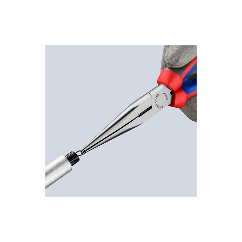 Knipex Pinza Punta Larga con Corte 8 con Mango Ergonómico,