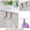 LIDOUK Over The Door Hooks Stainless Steel Over Cupboard and