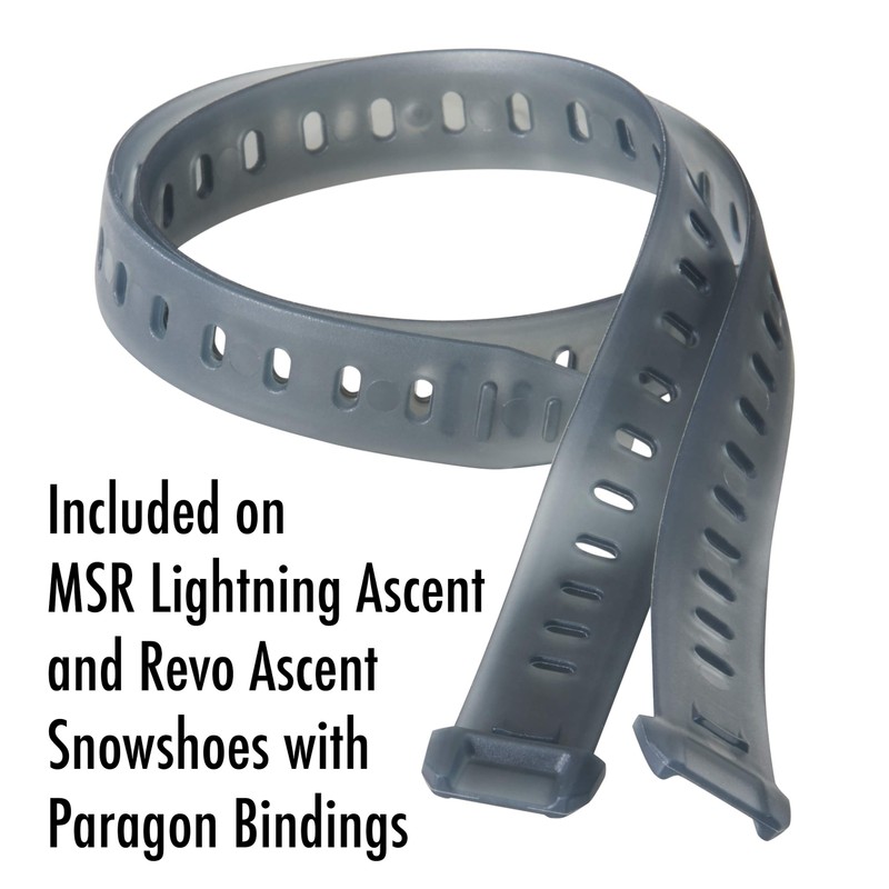 MSR Paragon/PosiLock Snowshoe Binding Replacement Strap Set (1 Pair), 14