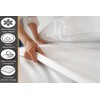Fitted Sheet 100% Egyptian Cotton 200 Thread Count 25cm Deep