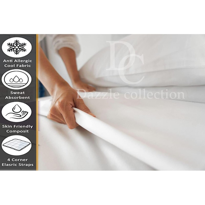 Fitted Sheet 100% Egyptian Cotton 200 Thread Count 25cm Deep