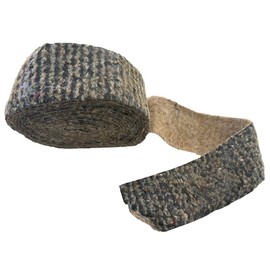 Pipe Insulation Wool Felt Pipe Lagging Roll - 7.6m Length, 4" Wide - Suitable for 15mm-32mm Pipes - Premium Hair Felt Insulation for Efficient Thermal Protection