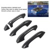 Exterior Door Handle Cover Carbon Fiber Pattern Outside Door Handle