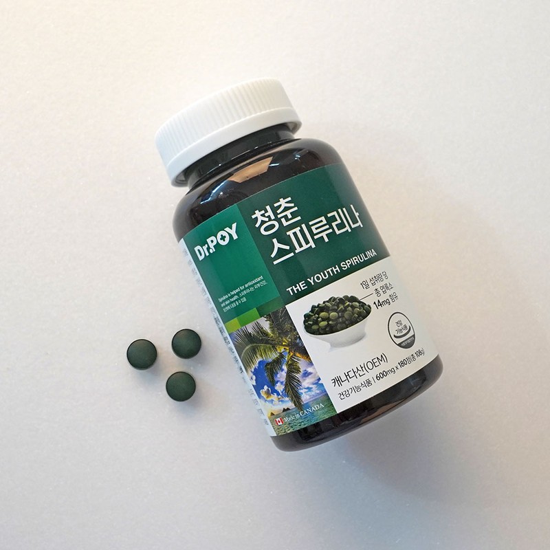 Dr. Poi Youth Spirulina Antioxidant Skin Super Food Nutrient 180
