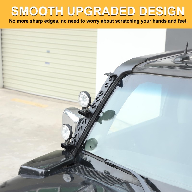 Car Windshield Light Mount Bracket Hummer H3 2005-2009 A-Pillar LED