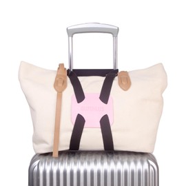 Luggage Straps，Luggage Straps for Suitcases Add a Bag Easy to Travel Belt for Luggage，Bag Bungee for Luggage，Adjustable Size Luggage Belt (Light Pink-2)