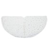 Christmas Tree Skirt Multi Purpose Elegant Appearance Soft Comfortable Xmas