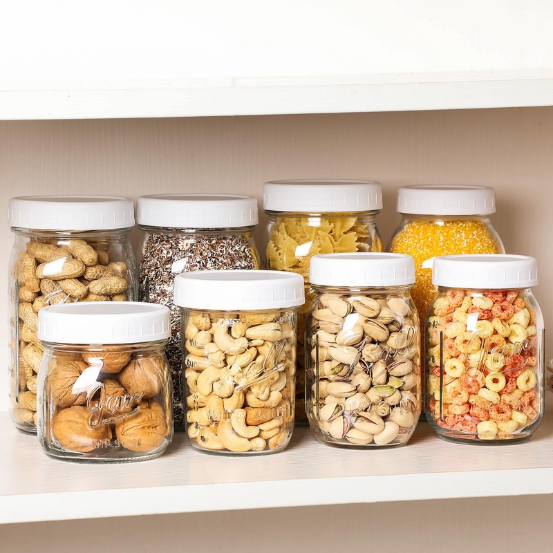 18 Pack REGULAR MOUTH Mason Jar Lids for Compatible with