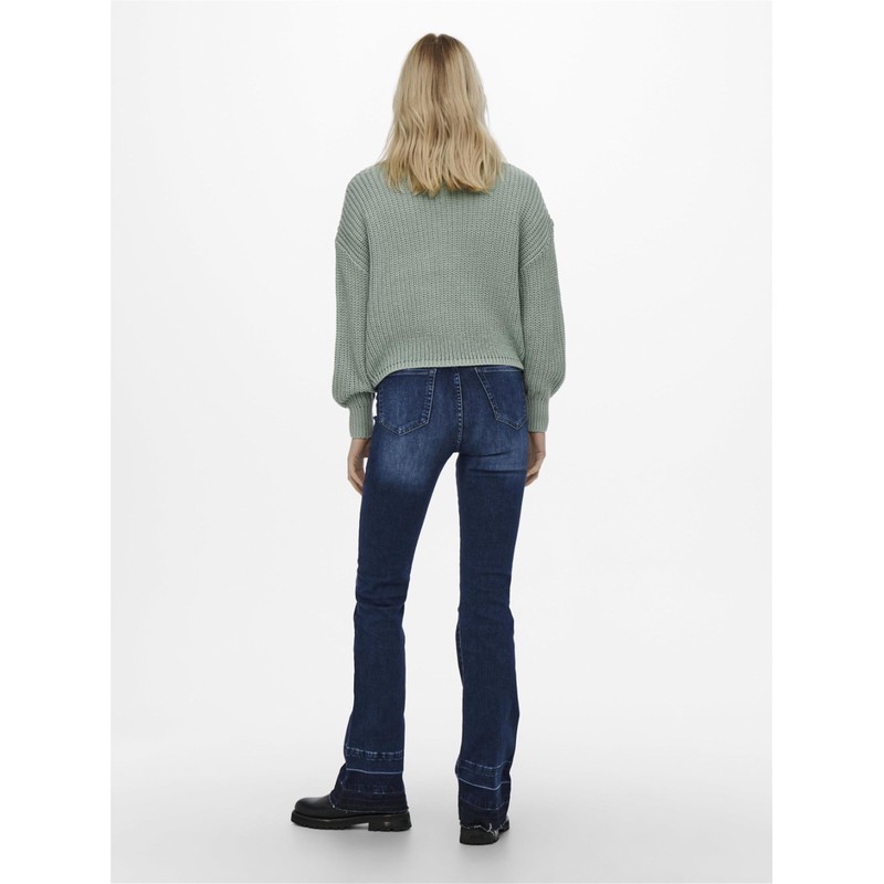 ONLY Women's Structured Cardigan, Chinois Green, m