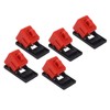 5PCS Circuit Breaker Lockout Device Detachable Cleat Plastic Clamp On