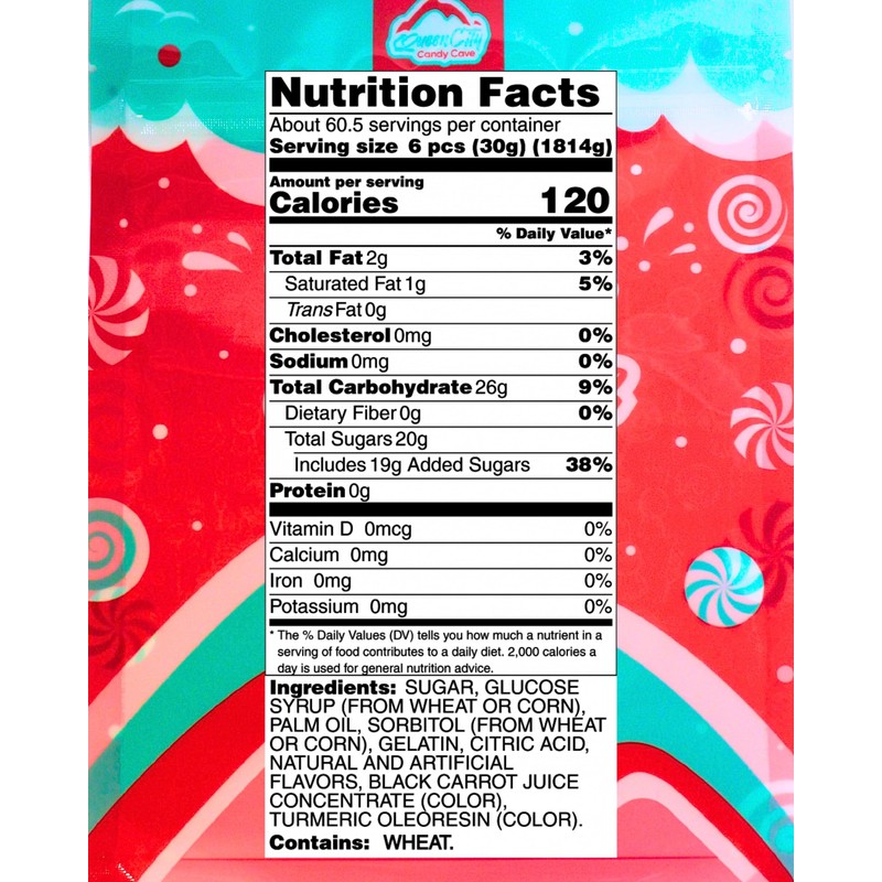 Assorted Mamba Candy Bulk Fruit Chews - Juicy Strawberry, Raspberry,