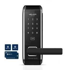 Solity Welcom WTS700 Drill-Free Digital Keypad Lever Door Lock for Apartments Entrance Door Lock
