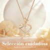Joyeria Mujer Collare De Plata 925 Collares Rosas Dijes