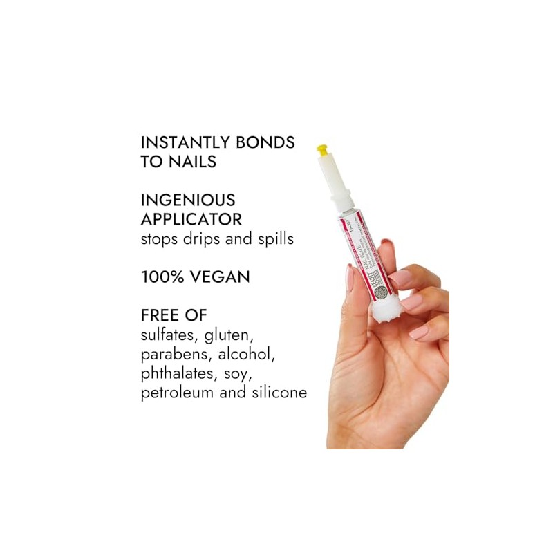 Beauty Secrets Nail Glue, Drip & Clog Proof, 6 Pack