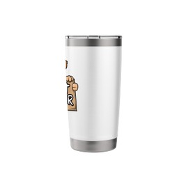 Dog Treat Dealer Paw Print Design for Dog Enthusiasts Stainless Steel Insulated Tumbler