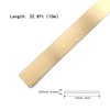 Gold Metalized Brushed Finish Molding Trim, Peel and Stick Strip