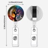 quohet 2 Pack Retractable Badge Holders Cute Badge Reel Badge