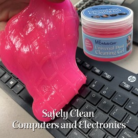Universal Dust Cleaning Gel, ME+Auto Care, Multi Purpose, All-in-One, Cars, Computers, and Keyboards (Green)