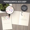 Decorably 24 Pack Minimalist Sympathy Card with Envelopes & Stickers