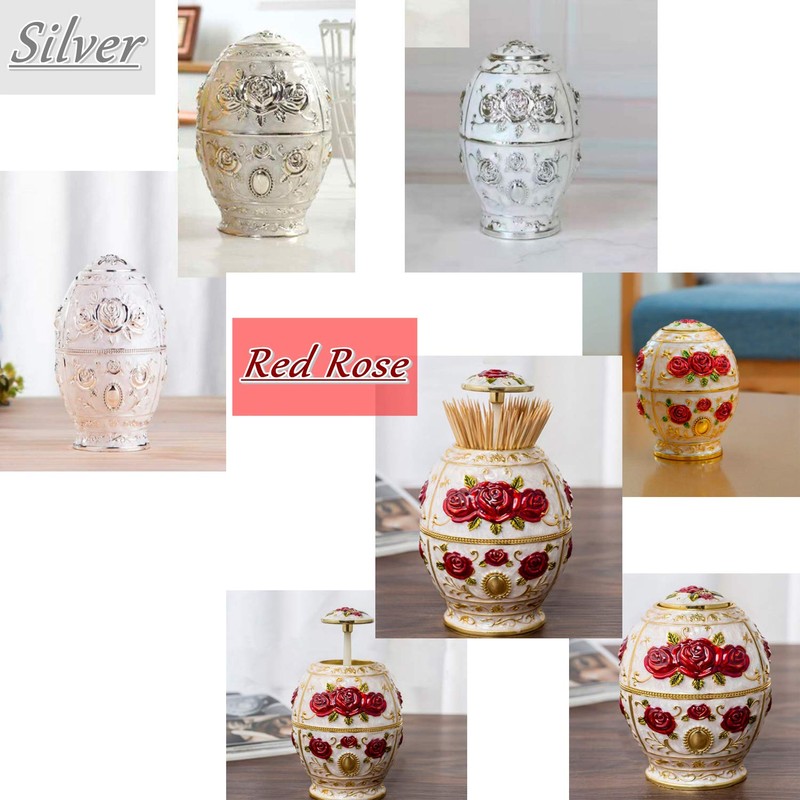 S.fields.inc Scandinavian One Push Antique Automatic Medieval Toothpick Toothpick Holder