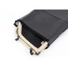 Wind Deflector Bag 130 x 70 cm Black Faux Leather