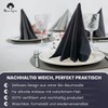 mon bijou Fabric Napkins Light Grey Set of 6 -