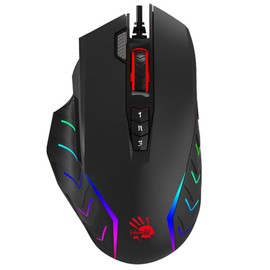 A4tech J95S Stone Black USB Gaming Mouse Optical Sensor BC3332-S Light Strike Technology DPI: 100-8000