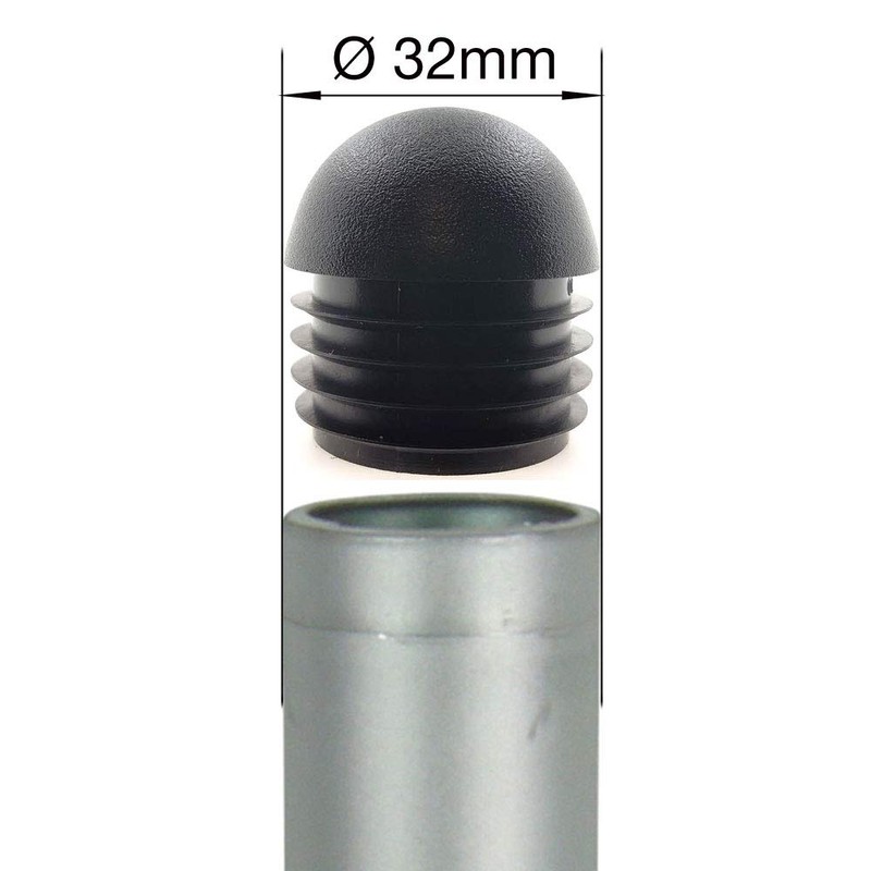 Pack of 16 - All Sizes - Curved Round Ribbed