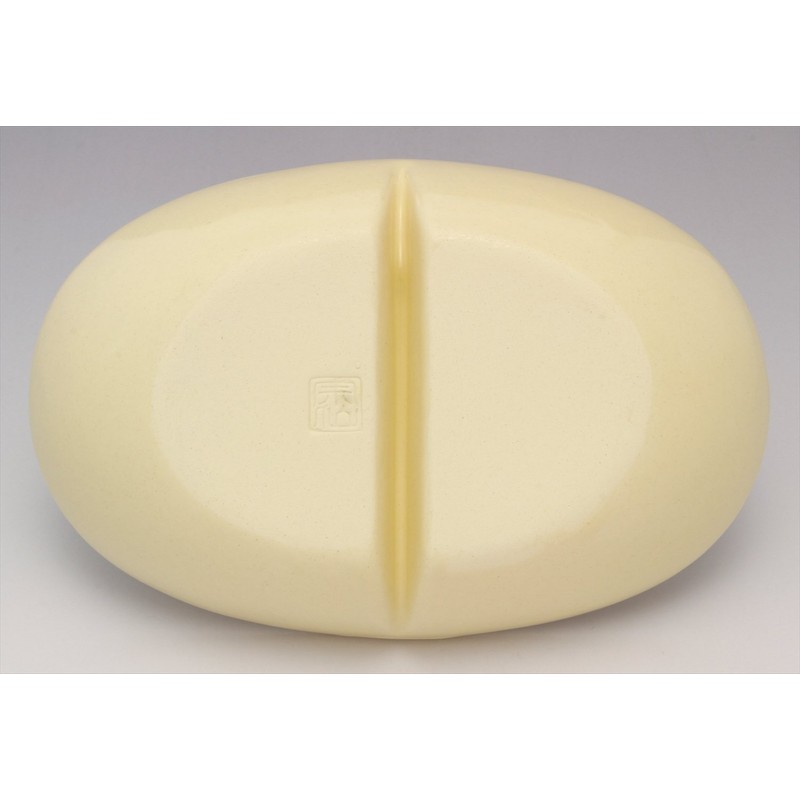 Kakamoto SOUSEN Medium Plate, Orange, 7.1 inches (18 cm), Setoyaki