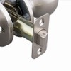 EZ-FLO 57840 Reversible Privacy Door Ball Handle Lockset, Satin Nickel