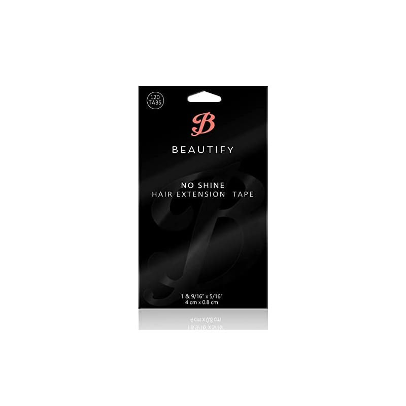 No Shine by Beautify Hypoallergenic Double Sided Hair Extension Tape,