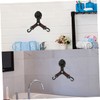 Mipcase 2Pcs Double Headed Suction Cup Hanger Durable Vacuum Hooks